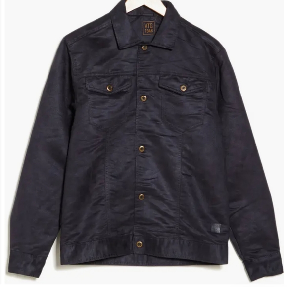 NWT Vintage 1946 Faux Sueded Shirt Jacket sz xl - Picture 3 of 3